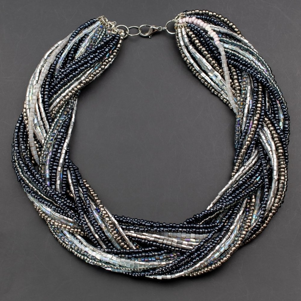 Super chunky collar necklace for women, unique handmade statement jewelry OOAK